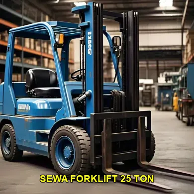 sewa forklift 25 ton